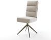 Drehstuhl Pela-Flex Webstoff Soft Beige Kreuzgestell breit Effektfinish Titan 360° drehbar Wippfunktion Taschenfederkern Bild 3