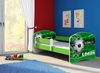 ACMA Kinderbett Jugendbett mit Einer Schublade und Matratze Grün mit Rausfallschutz Lattenrost II 140x70 160x80 180x80 (14 Goal !!!, 180x80) Bild 3