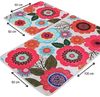 Badezimmerteppich-Set, 2-teilig, rosa, blau, orange Bild 3