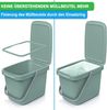YourCasa Biomülleimer YourCasa® Biomülleimer Küche 6L Komposteimer für alltäglichen Biomüll, Mit Wandhalterung Bild 3