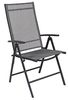 2 Stück Garten Klappstuhl Hochlehner Metall - Textilen Anthrazit 7 Pos Bild 2