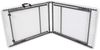 Stabiler Gartentisch Klapptisch aus Kunststoff mit schwarzer Stretch Husse Bild 5
