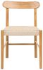 Esszimmerstuhl 2er Set EAGAN Holz Hellbraun Beige Bild 5