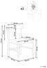 Esszimmerstuhl 2er Set EAGAN Holz Hellbraun Beige Bild 3