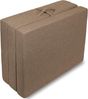 sunnypillow Premium Klappmatratze 120 x 195 x 15 cm Braun | 3-teilige Faltmatratze mit abnehmbarem Bezug | Schaumstoff extra dick 15cm | Matratze faltbar klappbar Gästematratze Reisematratze | Bild 3