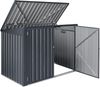 Mülltonnenbox Grebin für 2 Tonnen 173 x 101 cm Dunkelgrau [en. casa] Bild 5