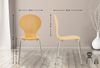 8er Set Besucherstuhl Diego, Natura Bild 2
