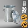 20L Oskartonne Aschetonne mit Deckel Mülltonne Abfalleimer Windeleimer Bild 3