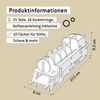 Werkhaus - Stiftebox Dampflok OKL2 Grün Stifte- Köcher Halter Zug Lok WE2096 Bild 4