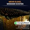 Gartenpirat LED-Lichternetz flexibel 3x2 m 4x2 m oder 3x3 m 200 LED warmweiß mit Timer-Funktion Lichterkette Netz Beleuchtung außen innen Bild 3