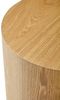NJLyuhome Couchtisch Wohnzimmertisch, 2-teiliges Beistelltisch-Set Holzoptik aus MDF (2-St), rund & platzsparend – Durchmesser 38 cm/32 cm, Höhe 48 cm/38 cm Bild 5