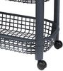 Urban Living 4-Etagen Transportwagen Allzweckwagen 51066 Grau Bild 2