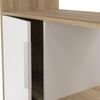 Dmora - Multifunktionsschreibtisch mit Bücherregal, Schublade und Tür, Farbe Weiß und Eiche, 162 x 155 x 60 cm Bild 4