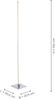 SellTec Stehlampe LED Stehlampe Bella, dimmbar über Touchdimmer, Memory Funktion, 1xLED/ 10.8 Watt, warmweiß, Ecklampe dimmbar Touchdimmer platzsparend sparsam Bild 4
