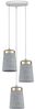 Paulmann Neordic Norell Pendelleuchte max 3x20W E27 Grau/Weiß matt/Gold Beton13109 Bild 3