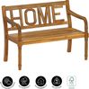Dehner Gartenbank Home, 2-Sitzer, ca. 120 x 64 x 89 cm, aus FSC® - zertifiziertem Akazienholz, natur Bild 4
