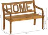 Dehner Gartenbank Home, 2-Sitzer, ca. 120 x 64 x 89 cm, aus FSC® - zertifiziertem Akazienholz, natur Bild 3