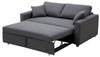 Vente-unique - INIZOR Sofa Stoff Grau - B 101 cm x H 85 cm x L 168 cm Bild 5