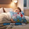 United Labels® Dekokissen Die Schlümpfe Kissen Plüsch Zierkissen Kopfkissen 40x40 cm Bild 4