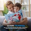 United Labels® Dekokissen Die Schlümpfe Kissen Plüsch Zierkissen Kopfkissen 40x40 cm Bild 3