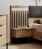 2er-Set Nachtkonsole Nachtschrank Tally 50x39x104cm Artisan Eiche anthrazit Bild 2