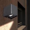 LED Außen-Wandleuchte, schwarz, H 11,5 cm Bild 4