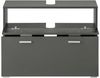 loft24 Waschbeckenunterschrank Rhonda Badschrank Badezimmerschrank MDF Hochglanz Breite 70 cm Bild 4