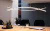 Eglo 96331 LED Hängeleuchte NEVADO Alu chrom 3X9W L:90cm H:110cm B:8cm 3000K Bild 2
