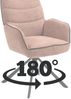 2x Esszimmer Drehstuhl Abel rost Set 180° Küche Polsterstuhl Stuhl Sessel Bild 2
