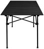 anndora Campingtisch 70x140 cm faltbarer Esstisch schwarz, ausziehbares Gestänge - Tischplatte aufrollbar - Bild 4