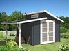 Alpholz Gartenhaus Aktiva mit Schleppdach Gartenhaus aus Holz Holzhaus mit 40 mm Wandstärke inklusive Schleppdach Blockbohlenhaus mit Montagematerial Bild 4