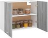 vidaXL Hängeschrank, Wandschrank für Küche, Küchenschrank mit viel Stauraum, Schwebeschrank Schrank Küchenmöbel, Grau Sonoma Holzwerkstoff Bild 5