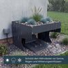 Mähroboter-Garage mit Pflanzdach Anthrazit L 60cm x B 70cm x H 37cm Anthrazit Bild 5