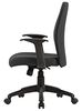 byLIVING Chefsessel ROCKET Chefsessel / Kunststoff schwarz / Bezug Webstoff schwarz / Wippmechanik /Sicherheitsklemmschutz / gebremste Sicherheitsrollen / B 56, H 92,5-100,5,T 61,5 cm Bild 5