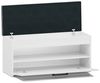 ibonto SCHUHBANK MATTWEISS mit Gepolstertem Sitz (H 49 x T 30 x B 96 cm) Bild 5