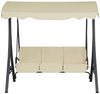 Hollywoodschaukel GARBO Metall Beige Bild 4