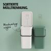 Brabantia 'Sort & Go' Abfallbehälter, Kunststoff, Fir Green, 40 Liter Bild 3