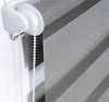 WOLTU Doppelrollo Klemmfix ohne Bohren für Fenster in Holzlook Grau 120x150 cm 120x150 cm Bild 4