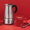 Italienische Kaffeemaschine JATA Edelstahl 12 Kopper Bild 2