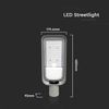 V-TAC LED-Straßenleuchte 100W 115° IP65 VT-150100ST 4000K 8700 lm Bild 4