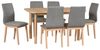 MOEBLO Esstisch Vendo 2P (Stilvoller Multifunktionaler Tisch mit Schlankem Design und Robuster Bauweise, Massivholz), - (BxHxT): 80x76x140/200 cm Bild 2