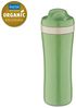 Koziol Trinkflasche Oase, Wasserflasche, Kunststoff-Holz-Mix, Nature Leaf Green, 425 ml, 7708703 Bild 2