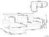 Ecksofa SERSAN Beige Rechtsseitig Bild 3