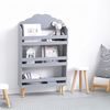 Well Home Kinderregal mit 3 Ablagen in grau Bild 2