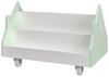 Mobiles Kinderregal Vipsali 50x33x34 cm Mintgrün/Weiß [en. casa] Bild 4