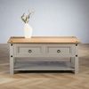 IDIMEX Couchtisch RAMON, Couchtisch aus Holz mit Stauraum Wohnzimmertisch grau/braun Bild 3
