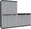 Kreher Mehrzweckschrank Dreitüriger Kunststoffschrank 'C-Twist' (groß) Bild 5