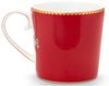 PiP Studio Becher Love Birds Medallion Red Henkelbecher Small 0,15l Set2, Porzellan Bild 4