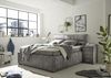 Boxbett >AVIDANO 6< 180x200 cm Liegefläche, Bezug in stone - 203x123x213cm (BxHxT) Bild 2