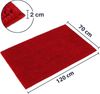 WohnDirect Badematte 70x120 cm | Rot - rutschfest & Waschbar - Badezimmerteppich zum Set kombinierbar, Badvorleger, WC Garnitur, Badteppich Bild 2